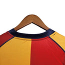 Camisa Retrô Roma I 2001/2002 - Masculina - Vermelha e amarela