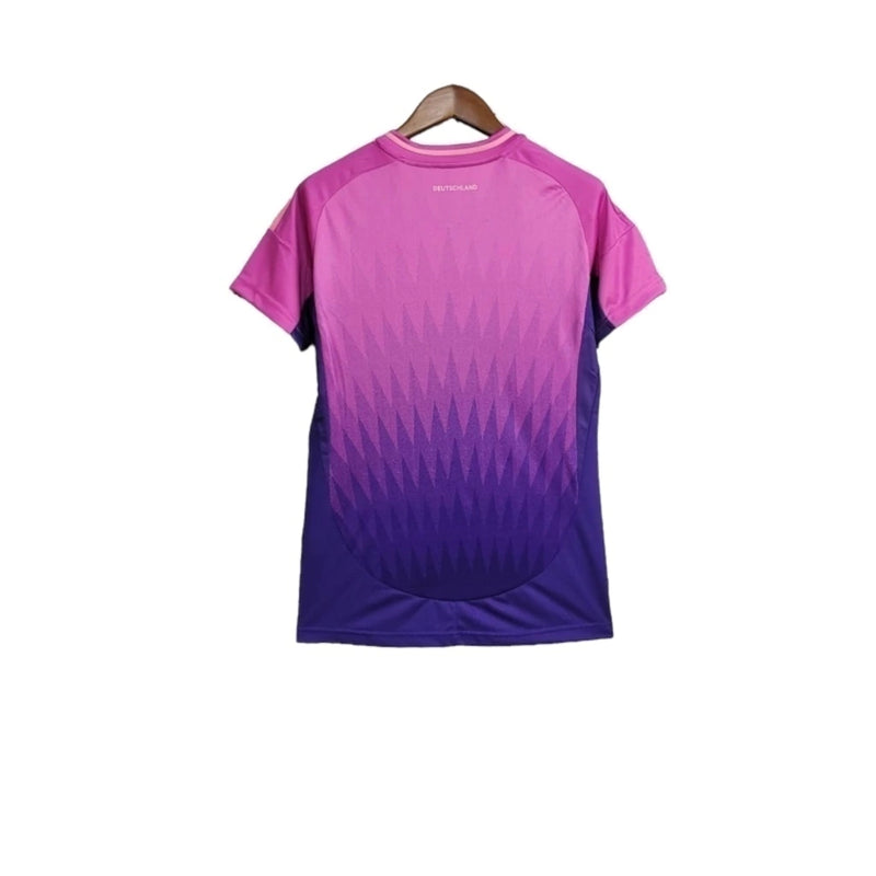 Camisa Seleção da Alemanha II 24/25 - Torcedor Feminina - Rosa com detalhes em roxo