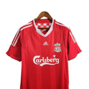 Camisa Retrô Liverpool Edição Champions League I 2008/2009 - Masculina - Vermelha com detalhes em branco