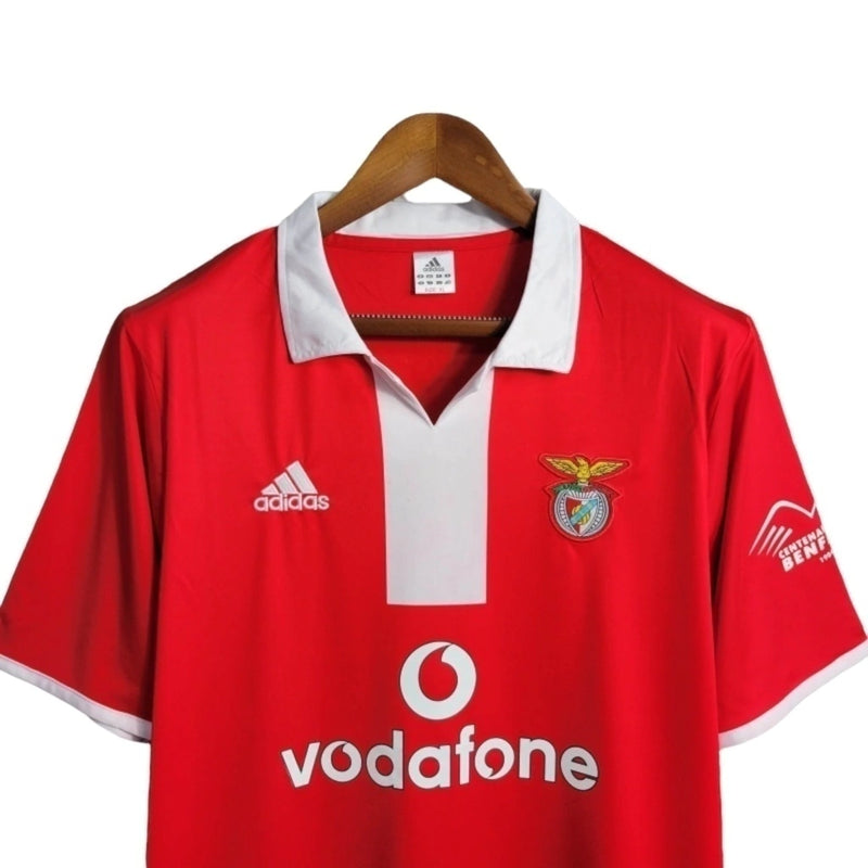 Camisa Retrô Benfica 2004/2005 - Torcedor - Vermelha com detalhes em branco
