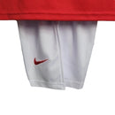 Kit Infantil Retrô Arsenal I 2002/2004 - Vermelho com detalhes em branco