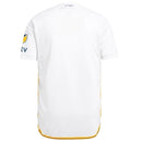Camisa LA Galaxy I 24/25 - Torcedor Masculina - Branca com detalhes em azul e amarelo
