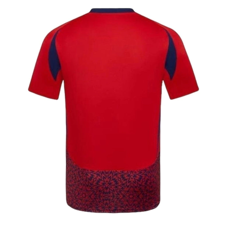Camisa Seleção Costa Rica I 24/25 - Torcedor Masculina - Vermelha com detalhes em azul