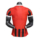 Camisa AC Milan I 24/25 - Jogador Masculina - Vermelha e preta