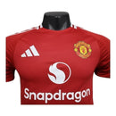 Camisa Manchester United I 24/25 - Jogador Masculina - Vermelha
