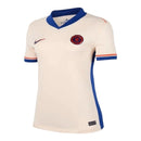 Camisa Chelsea II 24/25 - Torcedor Nike Feminina - Bege com detalhes em azul