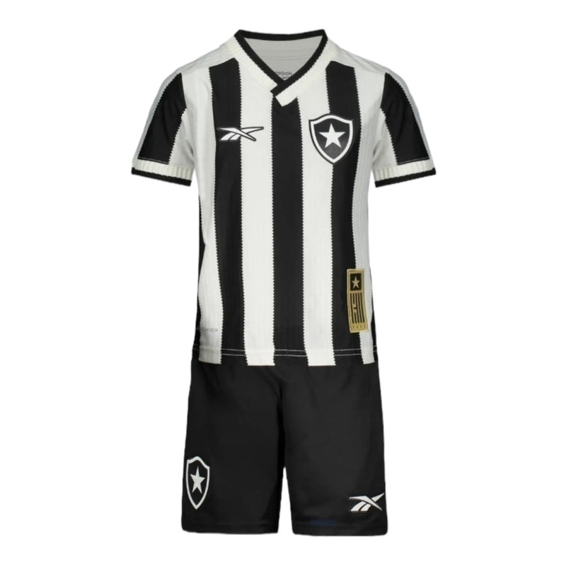 Kit Infantil Botafogo I 24/25 - Preto e branco