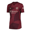 Camisa Manchester City III 24/25 - Torcedor Feminina - Vinho