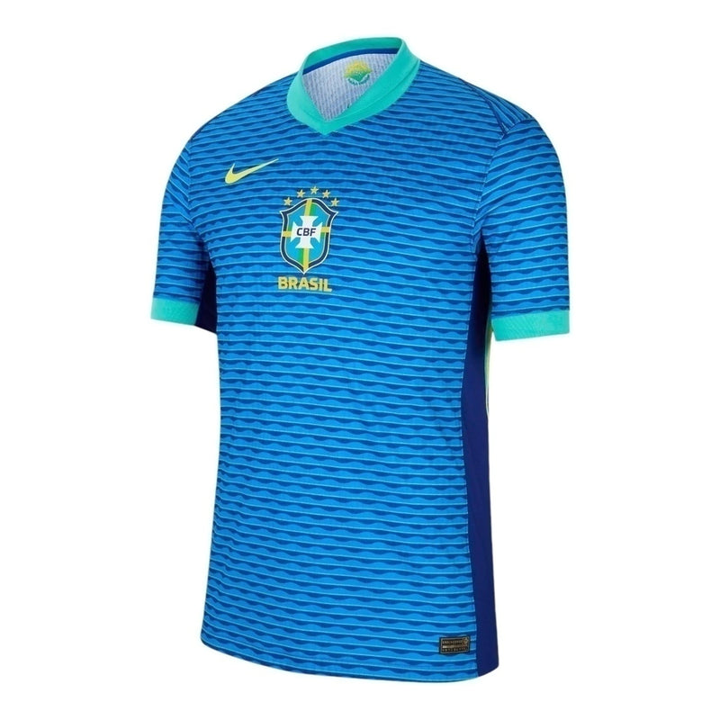 Camisa Seleção Brasileira II 24/25 - Torcedor Masculina - Azul com detalhes em verde