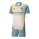 Kit Infantil Manchester City IV 24/25 - Bege e azul