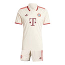 Kit Infantil Bayern de Munique III 24/25 - Bege com detalhes em vinho