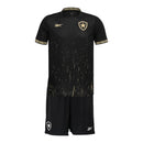 Kit Infantil Botafogo Away 24/25 - Preta e dourada