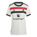 Camisa Manchester United III 24/25 - Torcedor Feminina - Branca com detalhes em preto