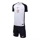 Kit Infantil Corinthians Home 25/26 - Branca e preta
