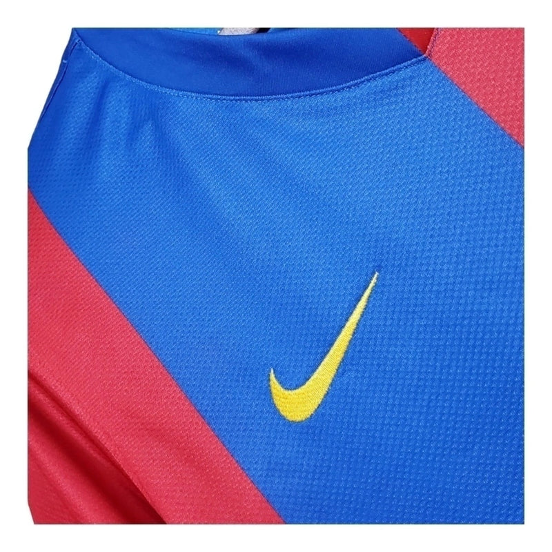 Camisa Retrô Barcelona I 06/07 - Masculina - Azul e vermelha