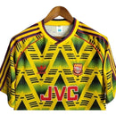 Camisa Retrô Arsenal II 91/93 - Masculina - Amarela com detalhes em verde e vermelho