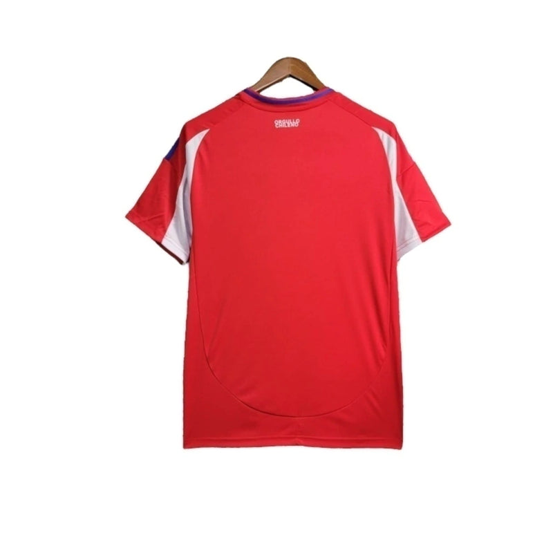 Camisa Seleção do Chile I 24/25 - Torcedor Masculina - Vermelha