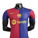 Camisa Barcelona I 24/25 - Jogador Masculina - Azul e vermelha