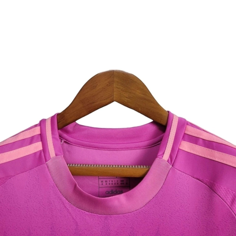 Camisa Seleção da Alemanha II 24/25 - Torcedor Feminina - Rosa com detalhes em roxo