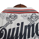 Camisa Retrô River Plate I 1995/1996 - Masculina - Branca com detalhes em vermelho e preto