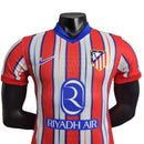 Camisa Atlético de Madrid I 24/25 - Jogador Masculina - Vermelha com detalhes em branco e azul