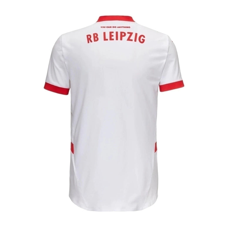 Camisa Red Bull Leipzig I 24/25 - Torcedor Masculina - Branca com detalhes em vermelho
