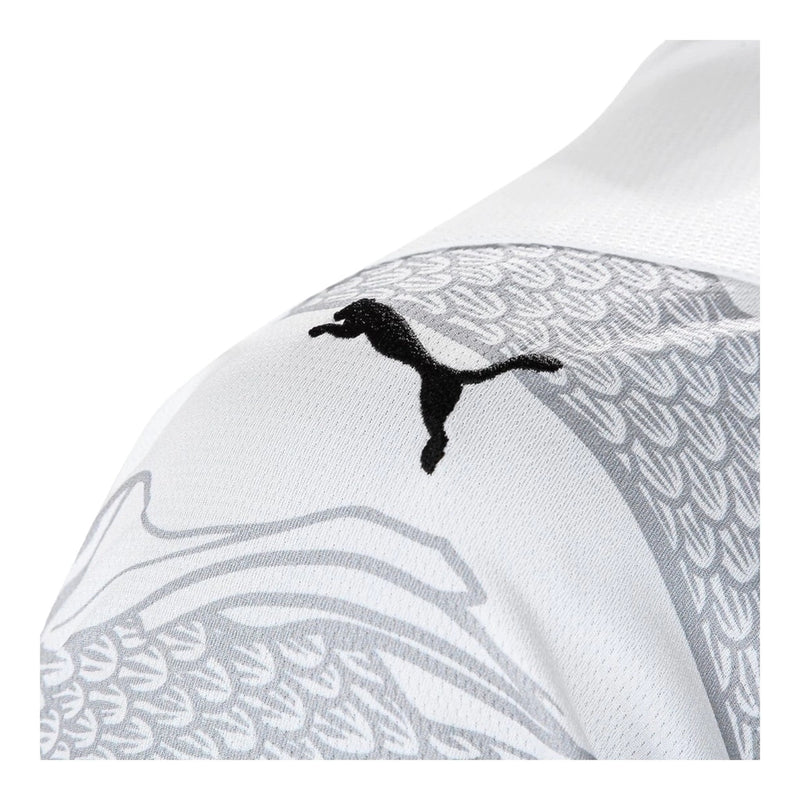 Camisa Manchester City Edição especial Ano do Dragão 24/25 - Torcedor Masculina - Azul - Branca com detalhes em cinza e preto