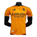 Camisa Real Madrid 2024/25 Away - Jogador Masculina - Laranja
