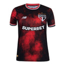 Camisa São Paulo III 24/25 - Torcedor Masculina - Preta e vermelha