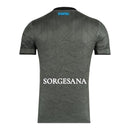 Camisa Napoli III 24/25 - Torcedor EA7 Masculina - Cinza com detalhes em azul e preto