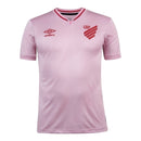 Camisa Athletico Paranaense Outubro Rosa 24/25 - Torcedor Masculina - Rosa com detalhes em vermelho