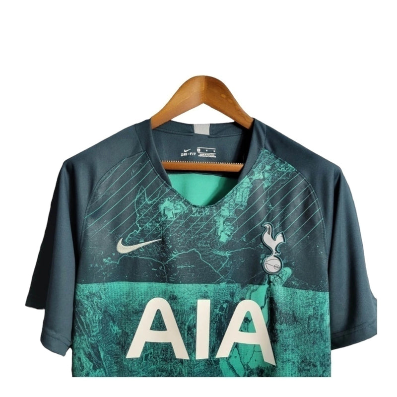 Camisa Tottenham II Retrô 18/19 - Masculina - Verde com detalhes em verde claro