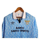 Camisa Retrô Lazio 1991 - Masculina - Azul com detalhes em branco