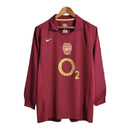 Camisa Retrô Arsenal I 2005/2006 manga longa - Masculina - Vinho