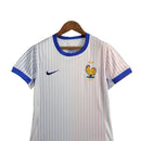 Camisa Seleção da França II 24/25 - Torcedor Feminina - Branca com detalhes em azul e vermelho