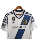 Camisa Retrô La Galaxy II 2012 - Masculina - Branca com detalhes em azul com todos os patrocínios
