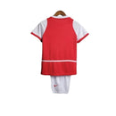 Kit Infantil Retrô Arsenal I 2002/2004 - Vermelho com detalhes em branco