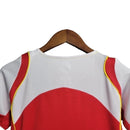 Kit Infantil Retrô Arsenal I 2004/2005 - Vermelho com detalhes em branco e amarelo