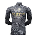 Camisa Manchester City Edição Especial 24/25 - Jogador Masculina - Preta com detalhes em cinza