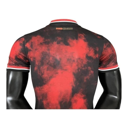 Camisa São Paulo III 24/25 - Jogador Masculina - Vermelha com detalhes em preto