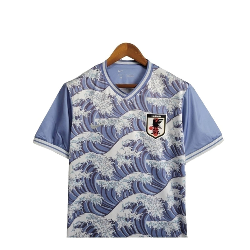 Camisa Japão Edição especial 24/25 - Torcedor Masculina - Roxa com detalhes em branco e cinza