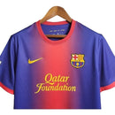 Camisa Retrô FC Barcelona I 12/13 - Masculina - Azul com detalhes em vermelho