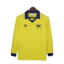 Camisa Retrô Arsenal II 1971/1979 manga longa - Masculina - Amarela com detalhes em azul