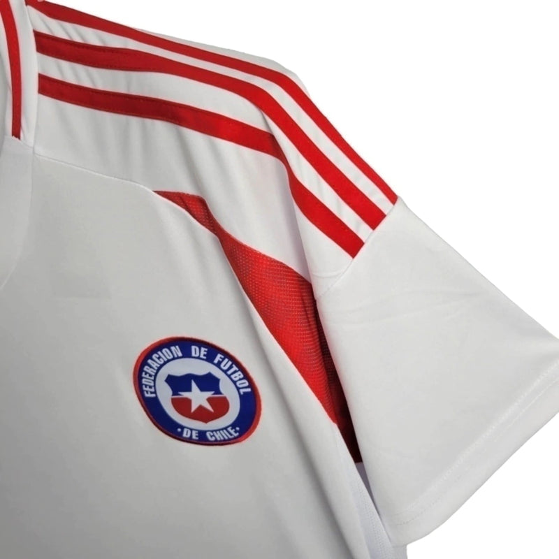 Camisa Seleção do Chile II 24/25 - Torcedor Masculina - Branco