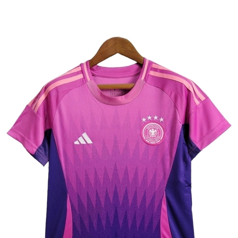 Camisa Seleção da Alemanha II 24/25 - Torcedor Feminina - Rosa com detalhes em roxo