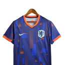 Camisa Seleção da Holanda II 24/25 - Torcedor Masculina - Azul com detalhes em laranja