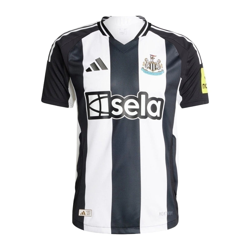 Camisa Newcastle I 24/25 - Torcedor Masculina - Branca e preta