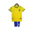 Kit Infantil Retrô Brasil I 1998 - Amarelo com detalhes em verde