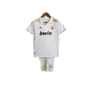 Kit Infantil Retrô Real Madrid 11/12 - Branca