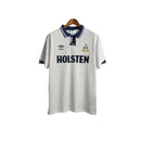Camisa Tottenham I Retrô 91/93 - Masculina - Branca com detalhes em azul